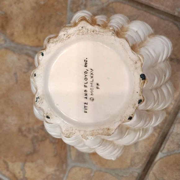 Fitz & Floyd, Inc Rabbit Cachepot Planter Rare VTG 1975 - Picture 7 of 10